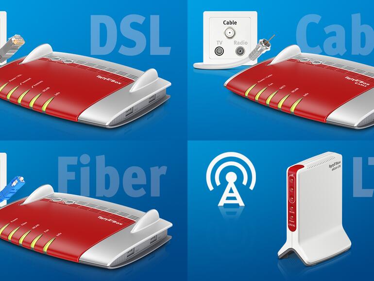 Fritzboxen für jeden Anschluss