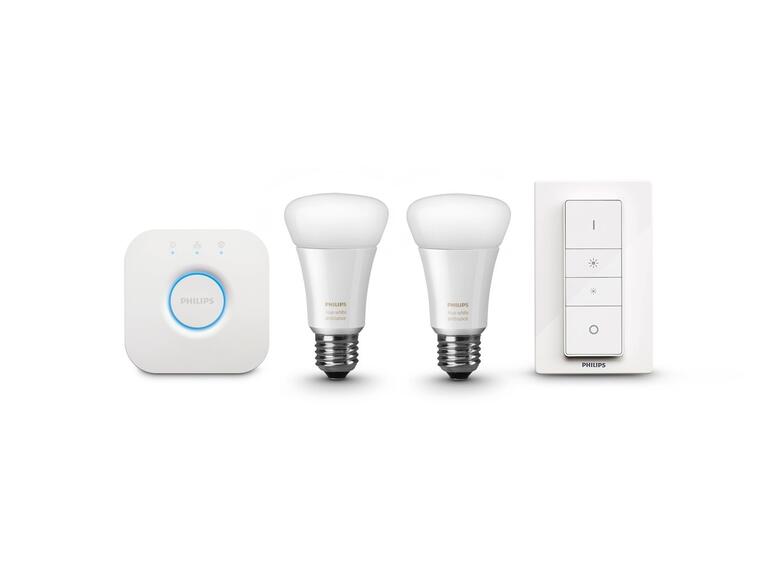 Philips Hue White Ambiance mit Fernsteuerung und Zugangsbox