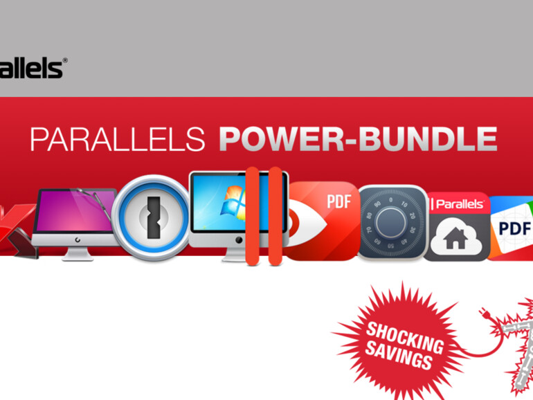 Das Parallels Power Bundle enthält 8 Apps, 7 davon werden verschenkt