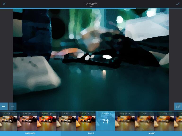 Die kleine und sehr praktische App Photo Investigator zeigt auch Metadaten wie die Auflösung von Bildern – auf Wunsch als Tool im Exportmenü.