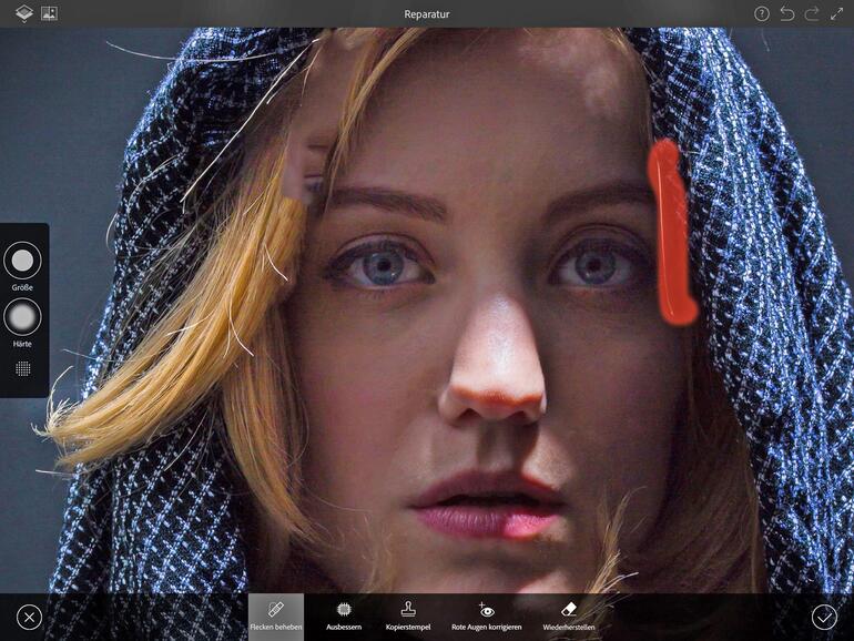 Photoshop Fix ermöglicht Retuschen und Bildkorrekturen auf dem iPhone und iPad schon unterwegs. Die gelingen einfacher als mit Photoshop, die Qualität stimmt aber, da die App auf der gleichen Technologie basiert.
