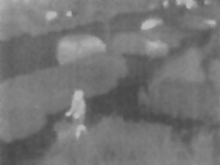 Die graue Farbpalette lässt warme Gegenstände hell, kalte Stellen dunkel erscheinen.