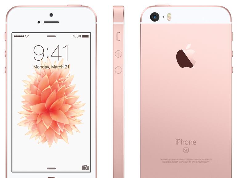 iPhone SE: Altbekanntes Profil, geringfügig variiert.