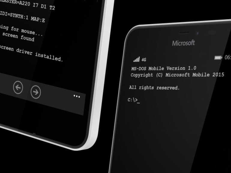MS DOS für Smartphones stahl im letzten Jahr allen Aprilscherzen die Show