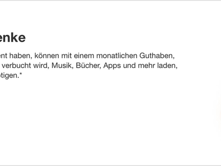 Taschengeldfunktion in iTunes wird gestrichen