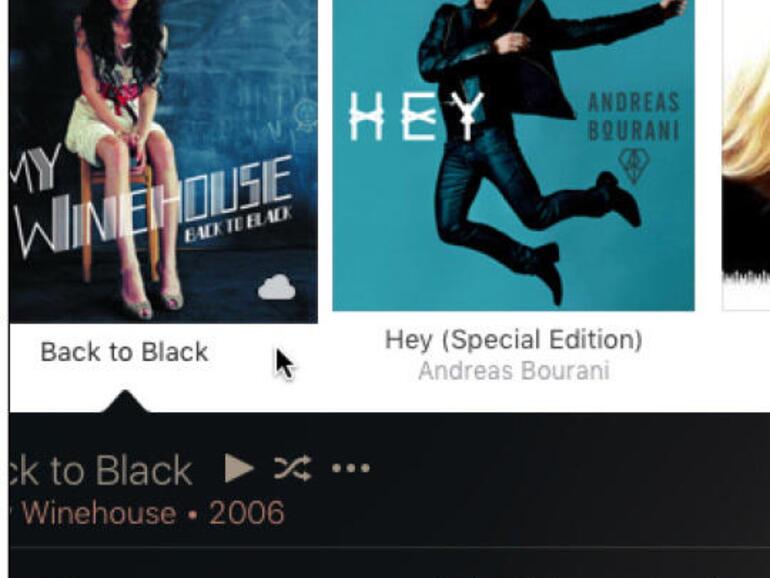 … wo sie am Cloud-Icon zu erkennen sind. Sie lassen sich neu laden oder aus dem Store streamen.