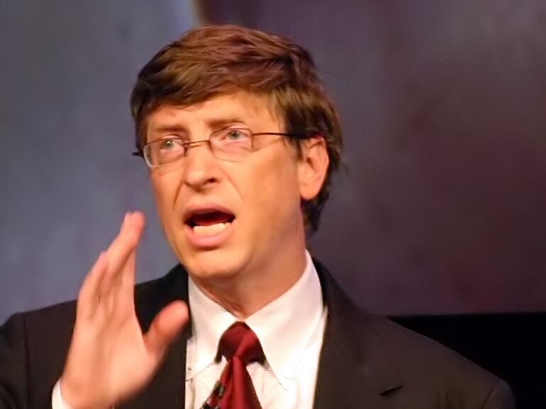 Bill Gates auf dem IT-Forum in Kopenhagen (2004)