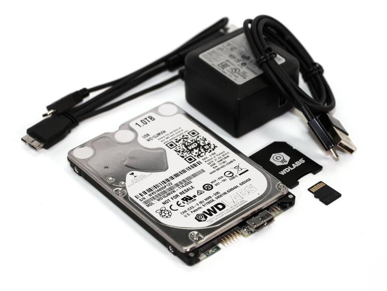 314 Gigabyte als Festplatte am Pi