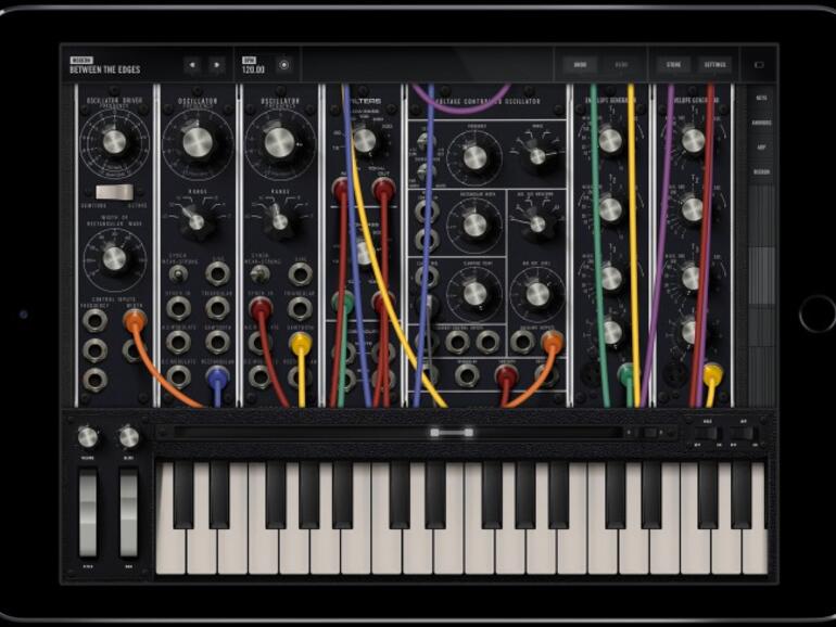 Die Moog Model 15-App soll den gleichen Klang liefern können wie der echte Synthesizer