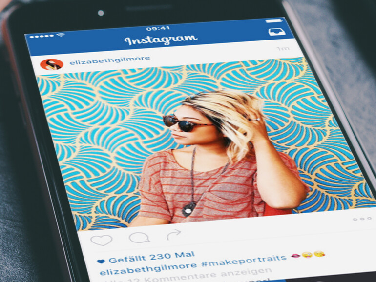 Montage: Instagram auf iPhone