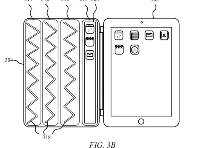 Smart Cover aus dem Patentantrag mit Solarzellen und Zweitdisplay