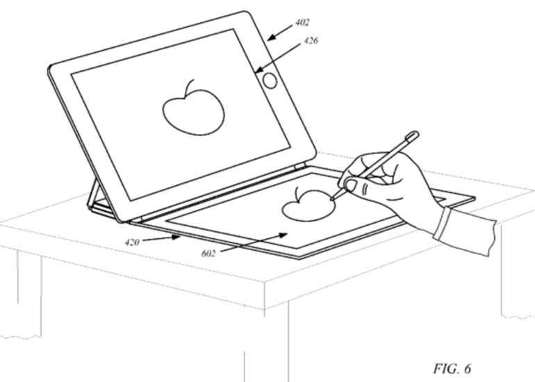 Smart Cover aus dem Patentantrag mit Touchpad