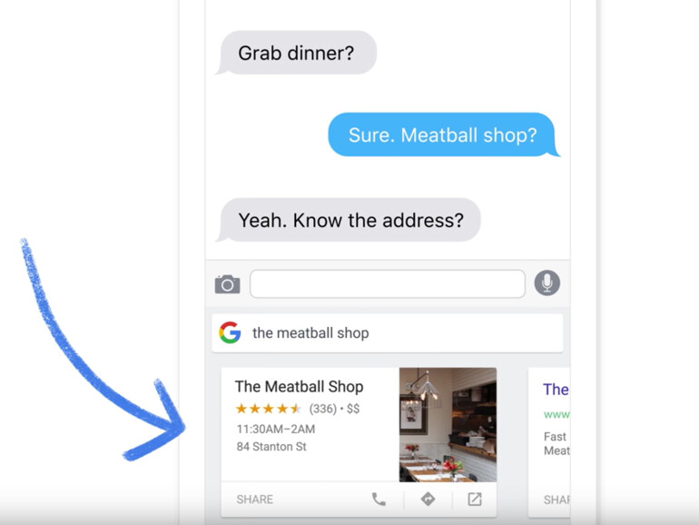 Googles iOS-Tastatur kommt mit integrierter Google Suche