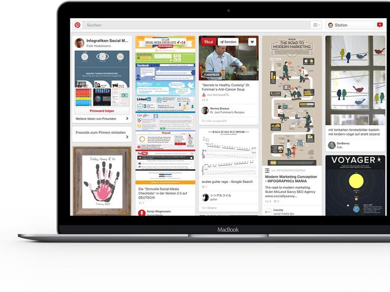 Die Internet-Pinnwand Pinterest setzt bei dem (in der Überzahl weiblichen) Publikum oft Shopping-Impulse.