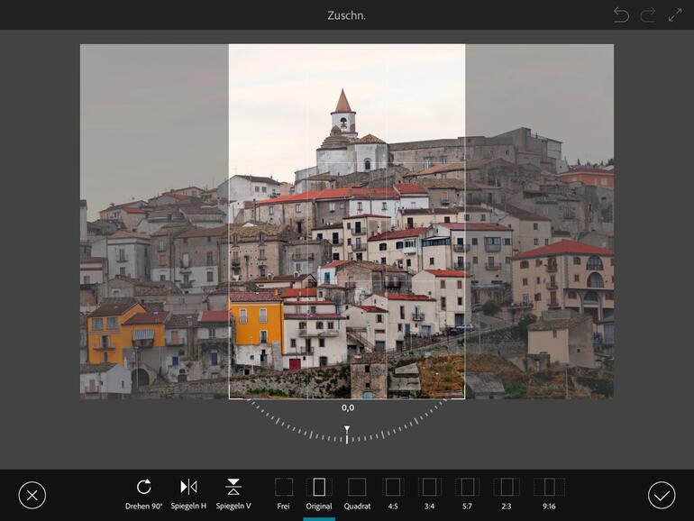 Alle in Photoshop Fix vorgenommenen Änderungen lassen sich rückgängig machen.