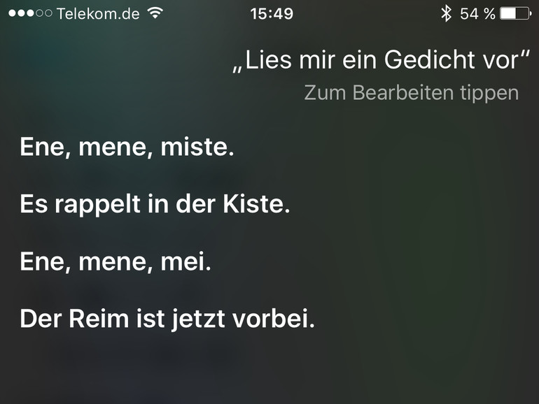 Die 30 Lustigsten Antworten Von Siri Auf Dem Iphone Mac Life