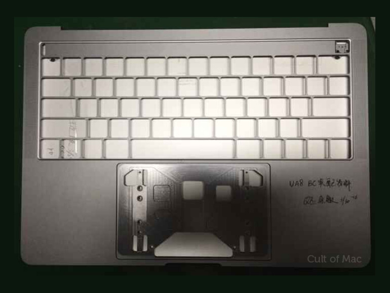 MacBook Pro 2016 Chassis von oben