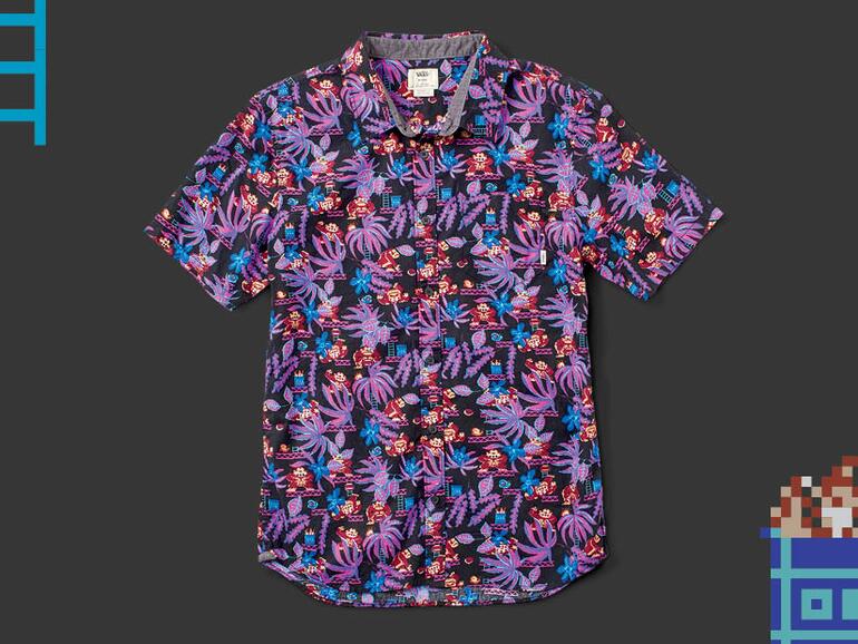 Hawaii-Hemd mit Mario-Motiv, wie gemacht für Apples Vorstand Eddy Cue