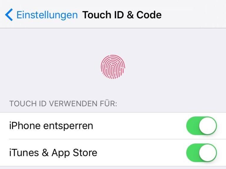 Besitzt das iPhone einen Fingerabdrucksensor, muss man den Code nur noch selten eingeben und kann daher einen längeren wählen.