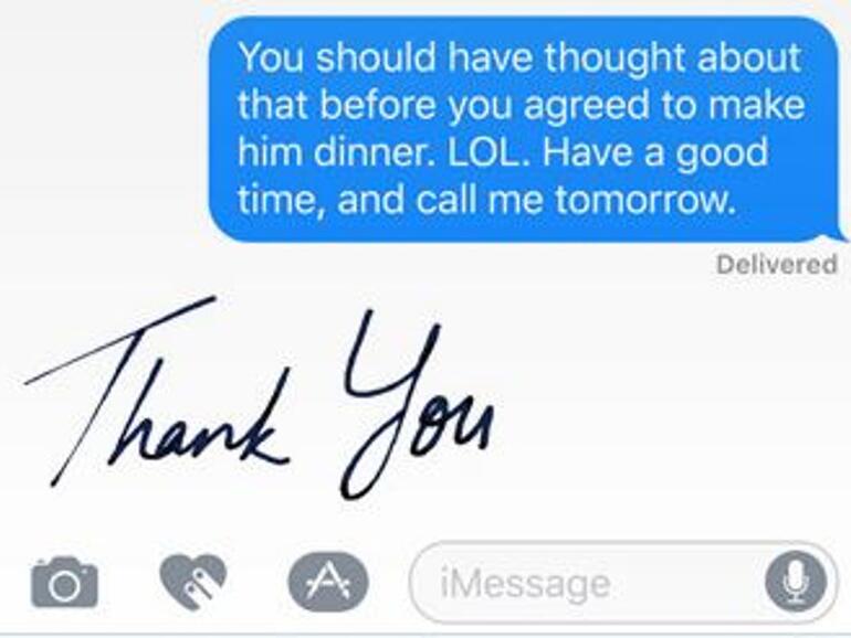 iMessage unterstützt bald Handschrift