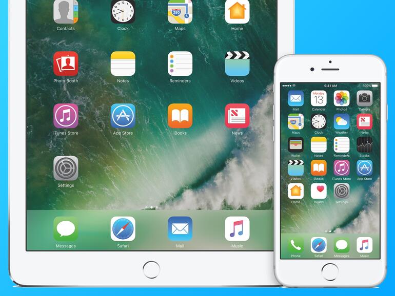 iOS 10 auf dem iPad und iPhone