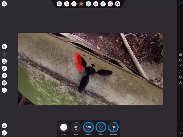 Objekte wegretuschieren