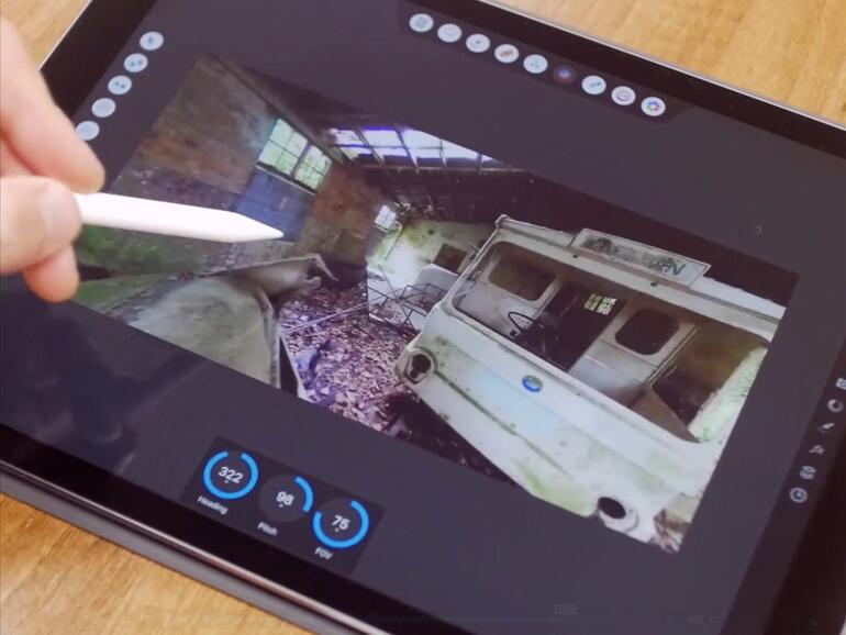 Bildbearbeitung mit dem Stift