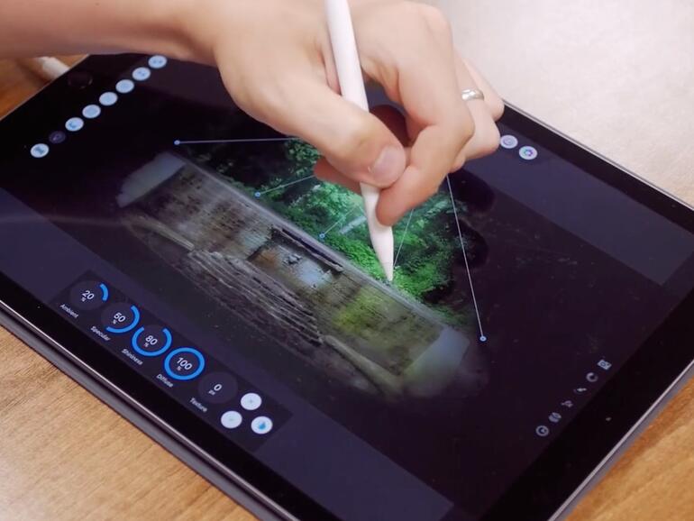 Bildbearbeitung mit dem Stift