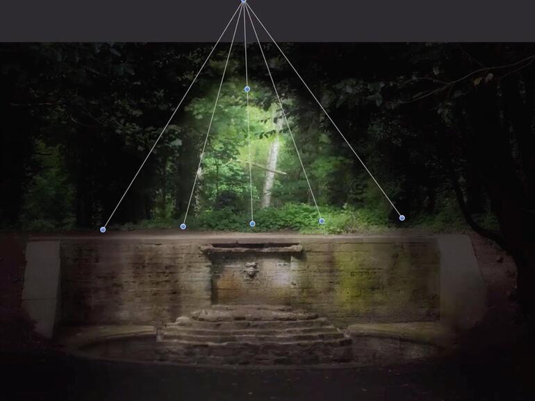 Neue Beleuchtung für ein Bild