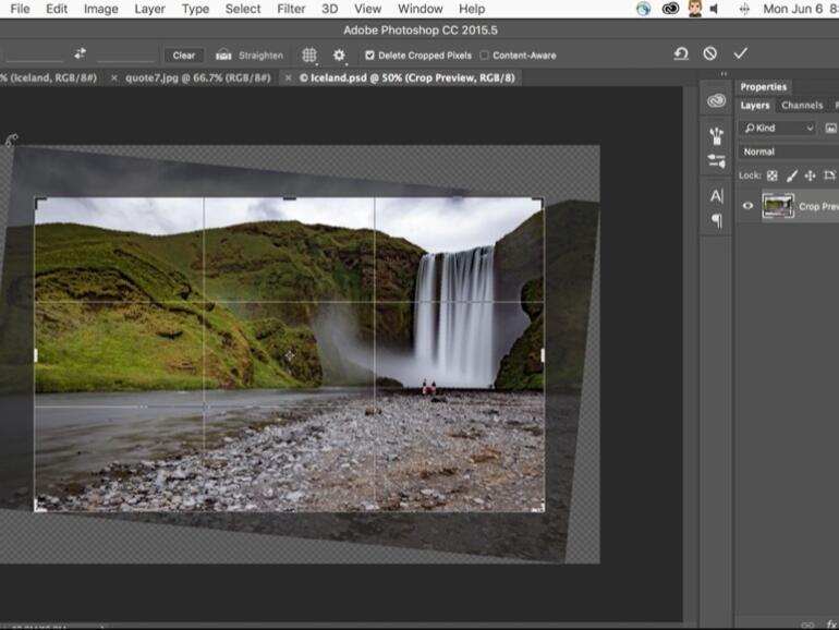 Content-Aware Crop in Photoshop