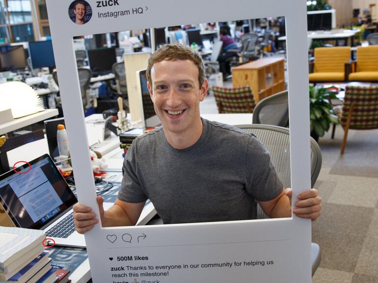 Zuckerberg schützt sein MacBook Pro mit einfachen Mitteln