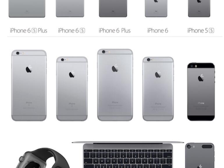 Spacegrau in unterschiedlichen Ausführungen