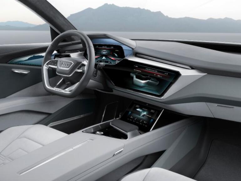 Interieur des Audi E-Tron Quattro