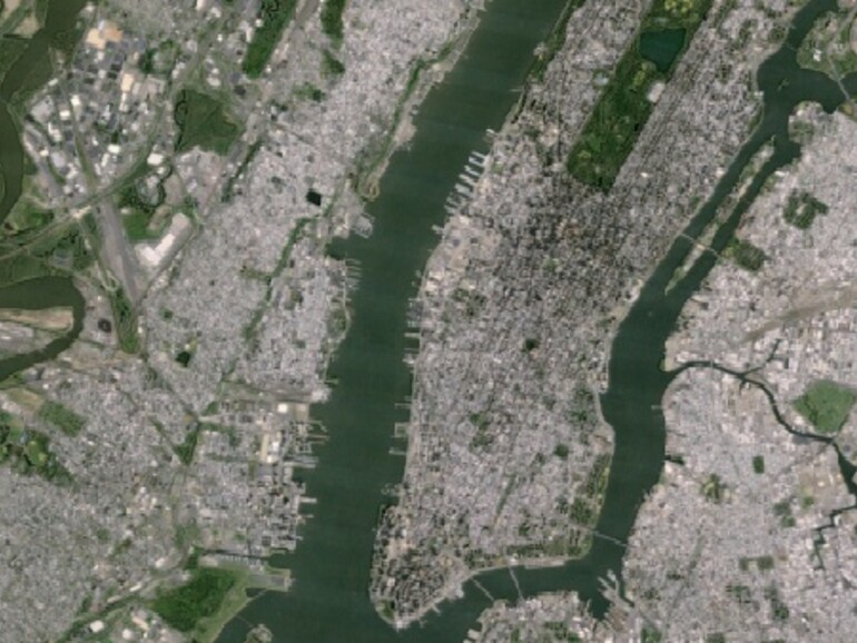 New York City im alten Google Maps