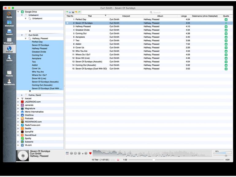 Clementine ist eines der komplettesten Musikabspielprogramme für OS X, Windows und Linux.