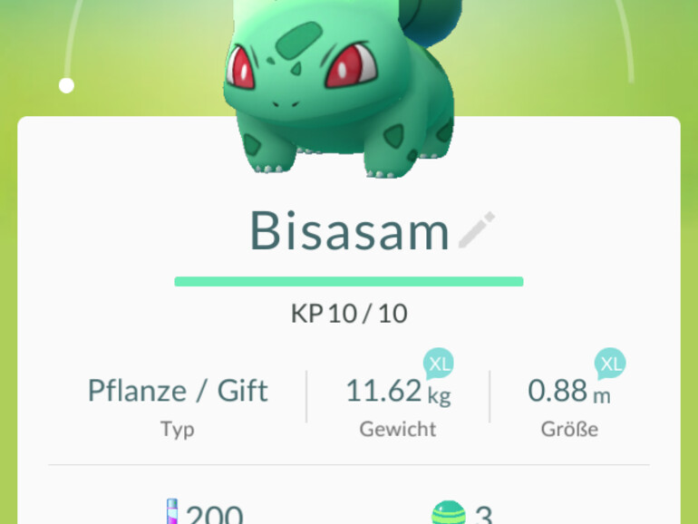 Jedes Pokémon besitzt unterschiedliche Fähigkeiten