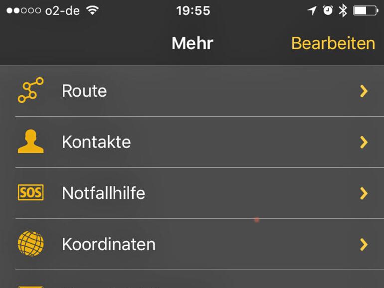 Die Navigon-App besitzt unter „Mehr“ einen Eintrag für Flinc.
