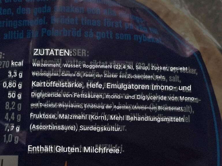 Die Texterkennung und Übersetzung in Bildern (hier aus dem Schwedischen) erfolgt sehr schnell.