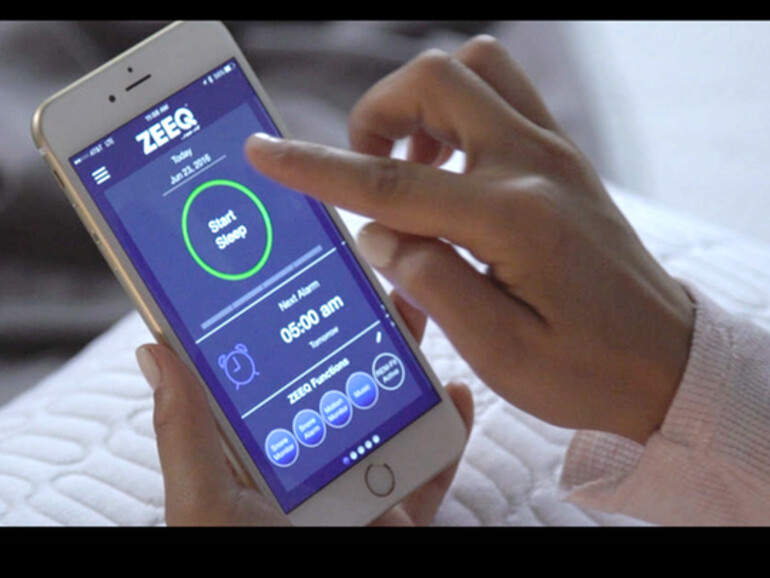 App für das Zeeq-Kissen
