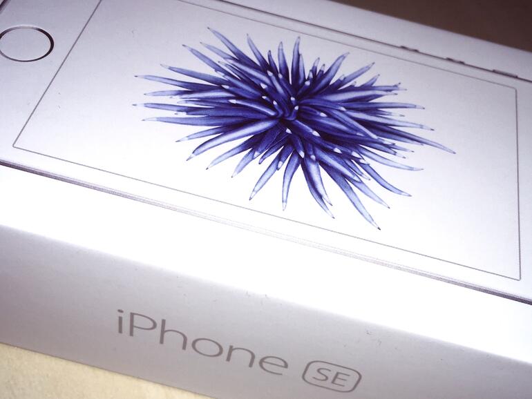 Verpackung des iPhone SE