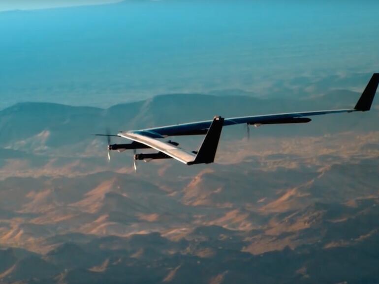 Riesendrohne soll ländlichen Regionen Internet bringen