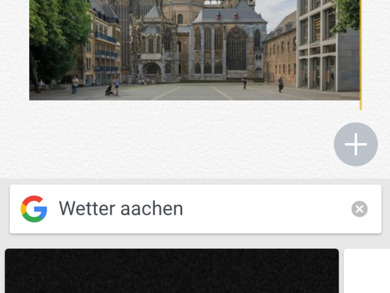 GIF-Suche in Gboard in der Notizen-App.