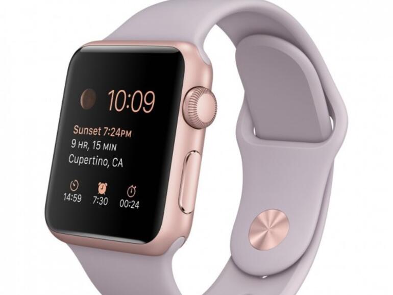 Apple Watch Sport in Roségold