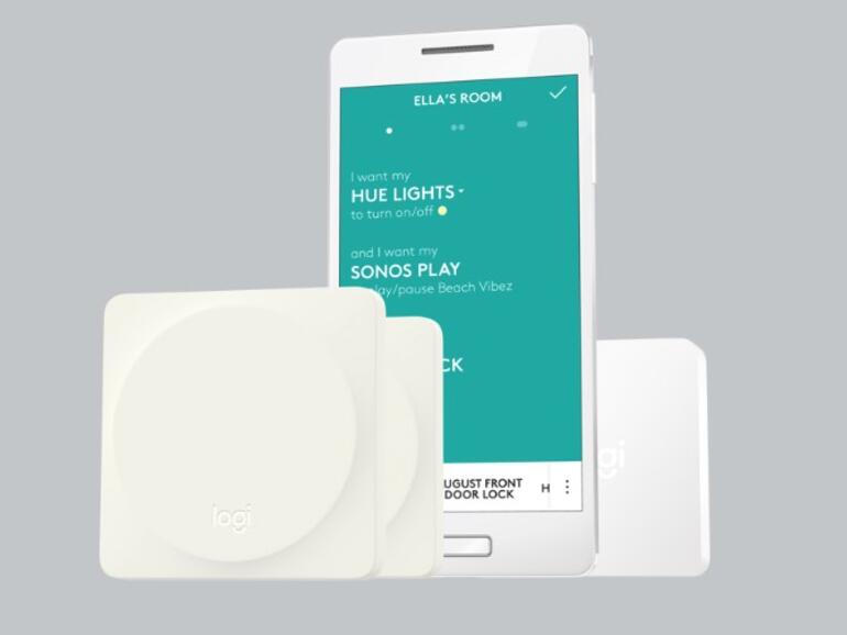 Logitech Pop mit Smartphone