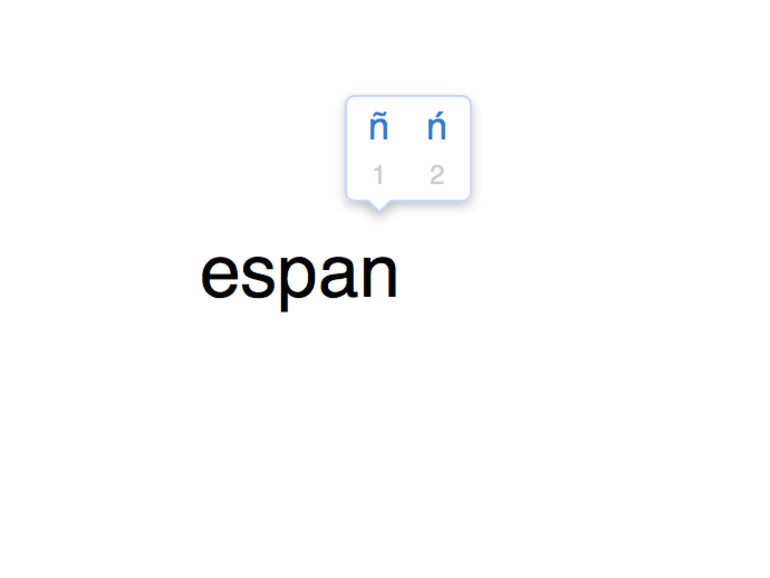 Einfach den Buchstaben gedrückt halten und das Zeichen auswählen