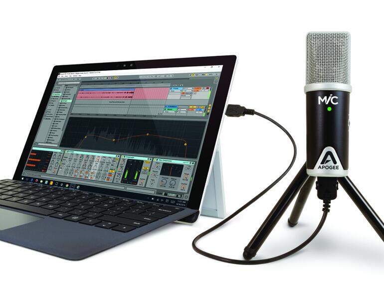 Das Apogee MiC 96k ist mit WIndows und Mac kompatibel