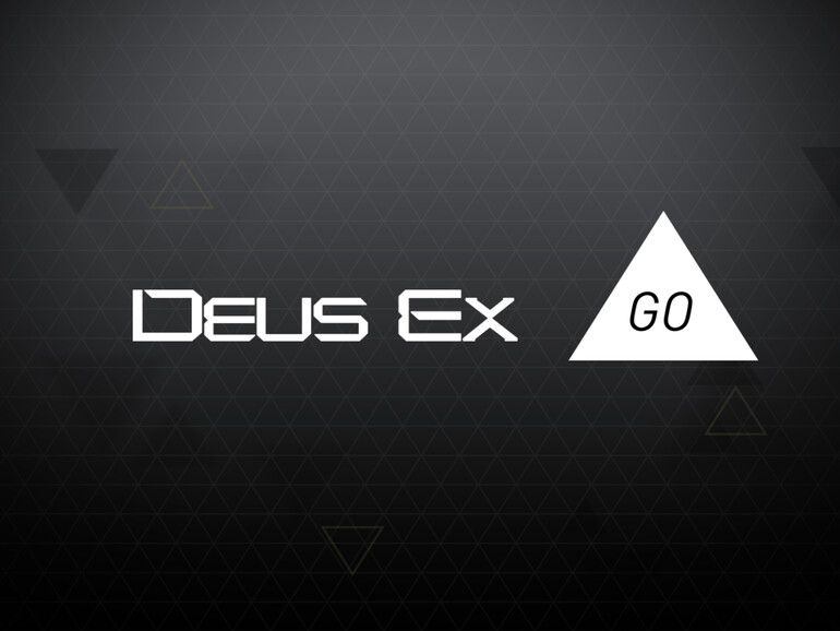 Startbildschirm von Deus Ex Go