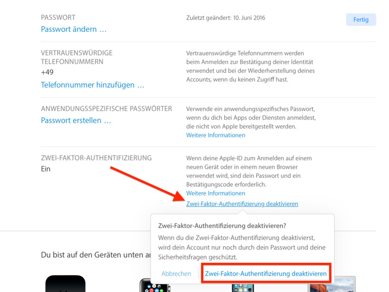 Apple 2 faktor authentifizierung deaktivieren geht nicht Apple 2 faktor authentifizierung deaktivieren geht nicht