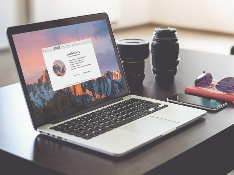macOS Sierra auf einem MacBook