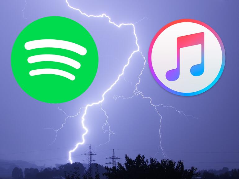 Spotify und Apple Music